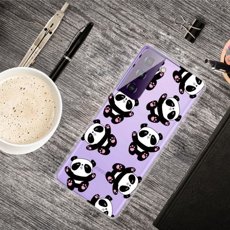 Hoesje Samsung Galaxy S21 Plus 5G Telefoonhoesje Leuke Panda'S