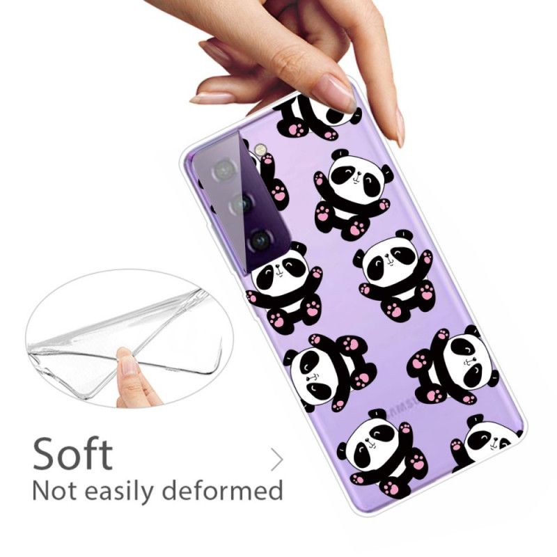 Hoesje Samsung Galaxy S21 Plus 5G Telefoonhoesje Leuke Panda'S