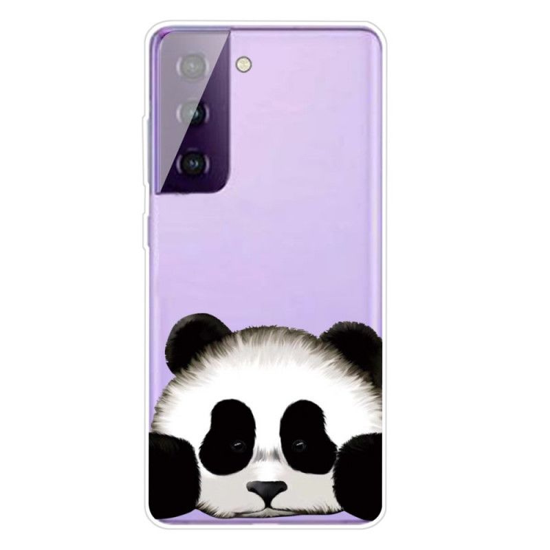 Hoesje Samsung Galaxy S21 Plus 5G Telefoonhoesje Transparante Panda