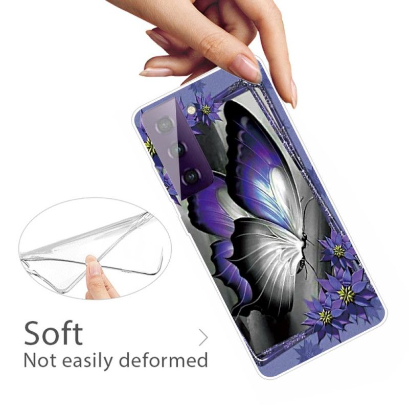 Hoesje voor Samsung Galaxy S21 Plus 5G Koninklijke Vlinder