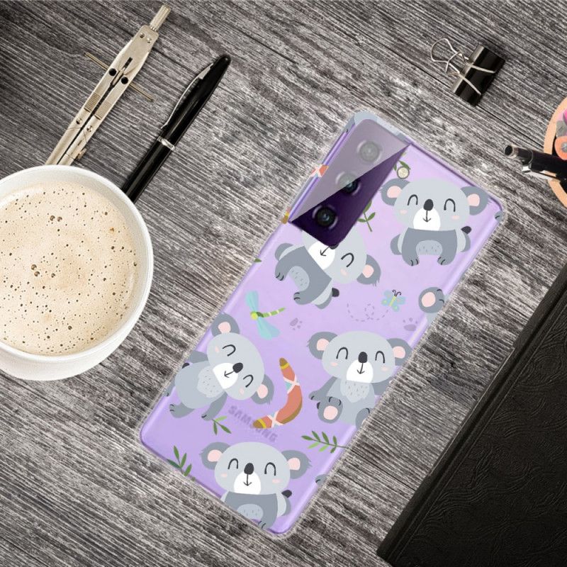 Hoesje voor Samsung Galaxy S21 Plus 5G Schattige Koala'S