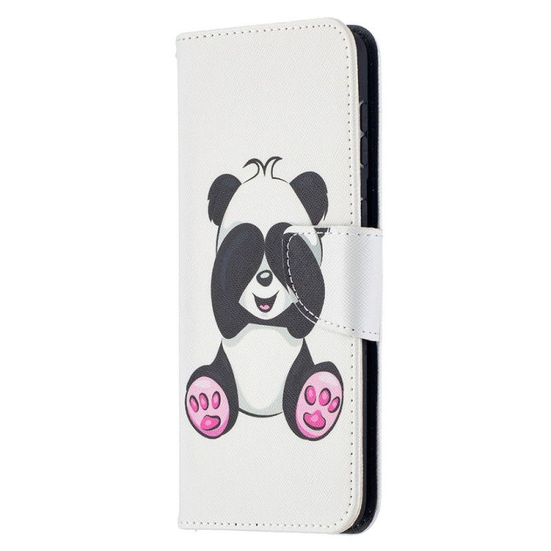 Leren Hoesje Samsung Galaxy S21 Plus 5G Leuke Panda