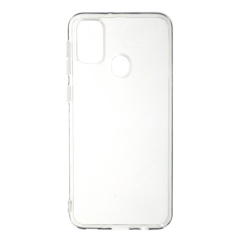 Case Hoesje Samsung Galaxy M21 Telefoonhoesje Eenvoudig Transparant