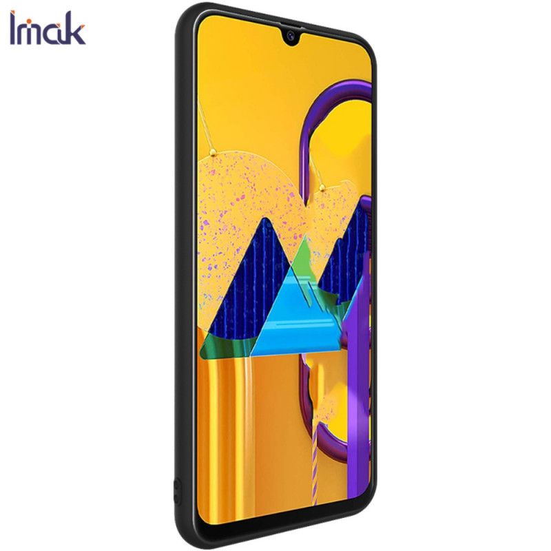 Hoesje Samsung Galaxy M21 Groen Zwart Mat Mat Imak