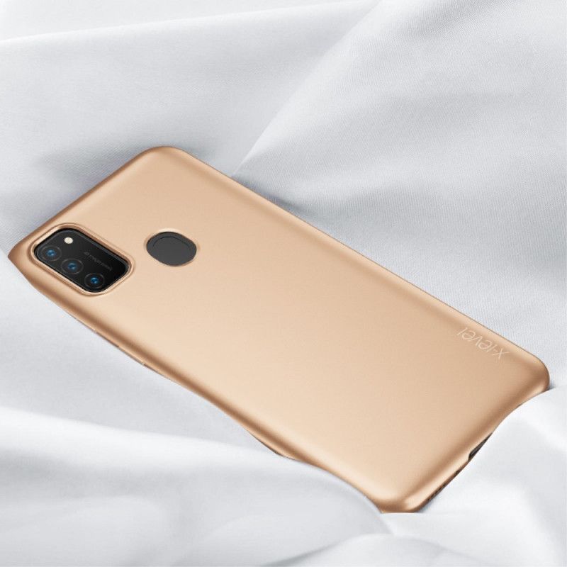 Hoesje voor Samsung Galaxy M21 Goud Zwart Guardian-Serie X-Niveau