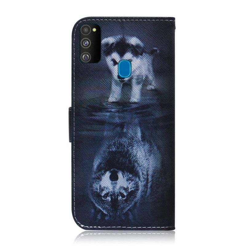 Leren Hoesje Samsung Galaxy M21 Ernesto De Wolf