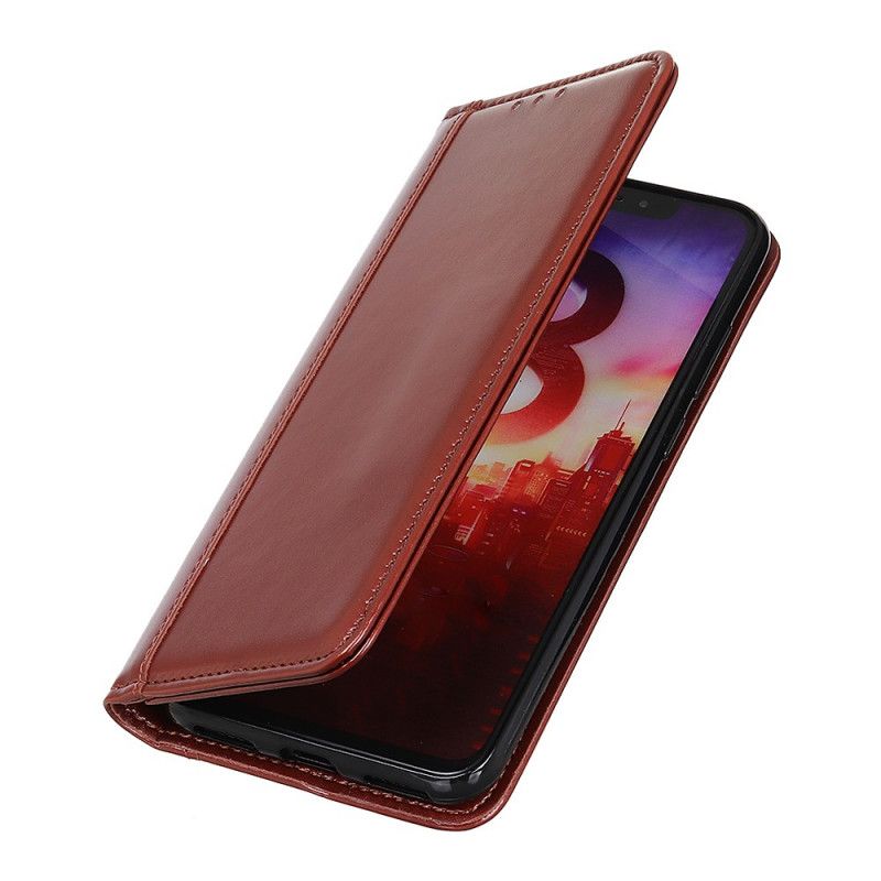 Folio-hoesje OnePlus 9 Rood Zwart Telefoonhoesje Splitleer