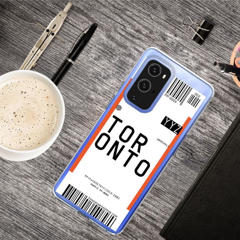 Hoesje OnePlus 9 Instapkaart Naar Toronto