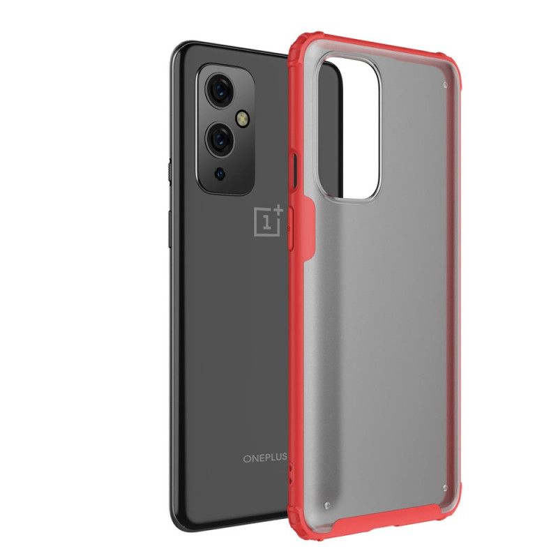 Hoesje OnePlus 9 Rood Zwart Pantserserie