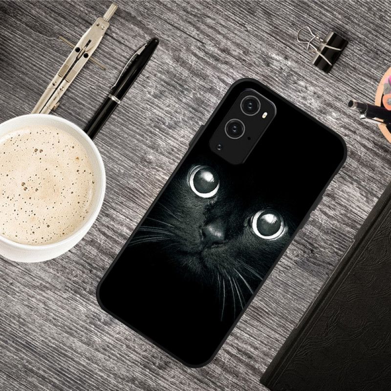 Hoesje OnePlus 9 Telefoonhoesje Kattenogen