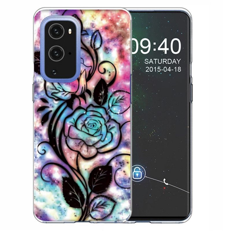 Hoesje voor OnePlus 9 Grafische Bloem