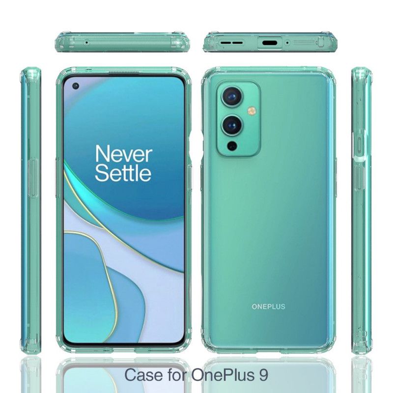 Hoesje voor OnePlus 9 Transparant Hybride Ontwerp