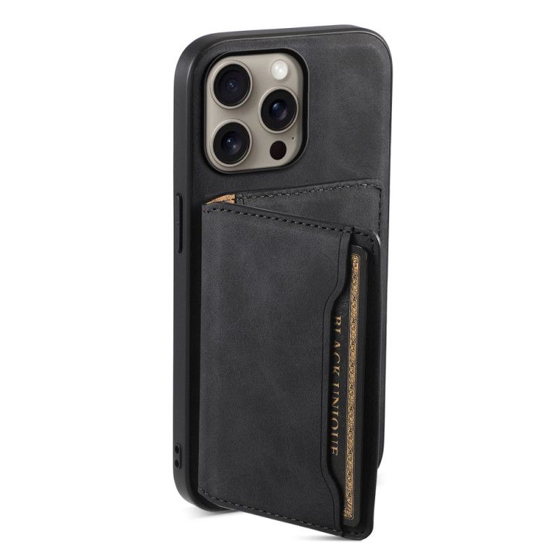 Case Hoesje iPhone 16 Pro Telefoonhoesje Afneembare Magnetische Kaarthouder