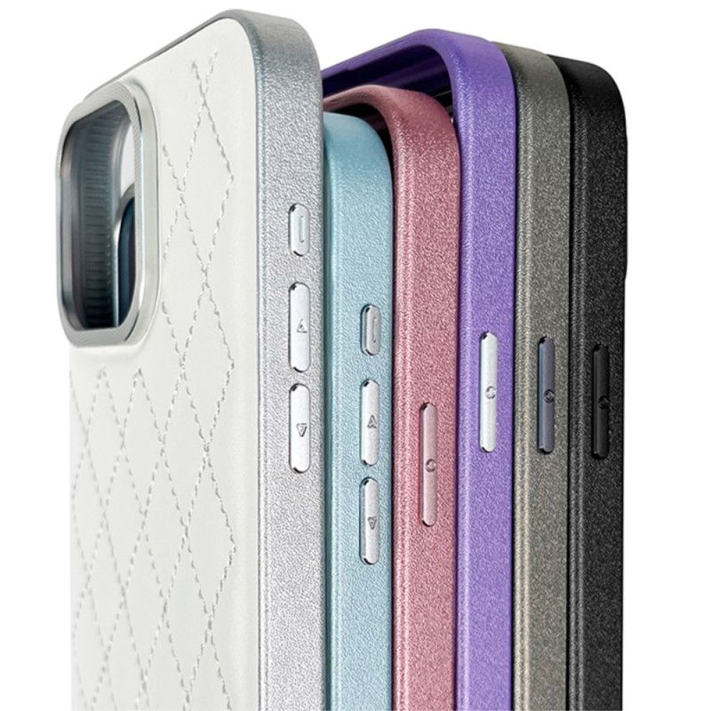 Cover Hoesje iPhone 16 Pro Telefoonhoesje Gewatteerd Kst Design