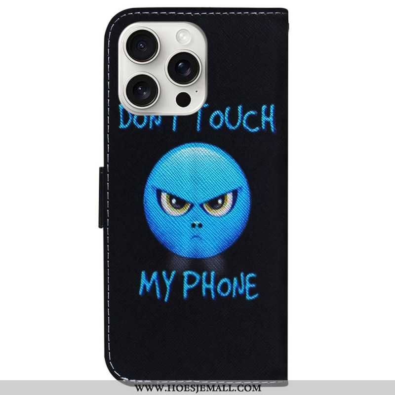 Folio-hoesje iPhone 16 Pro Telefoon-emoji