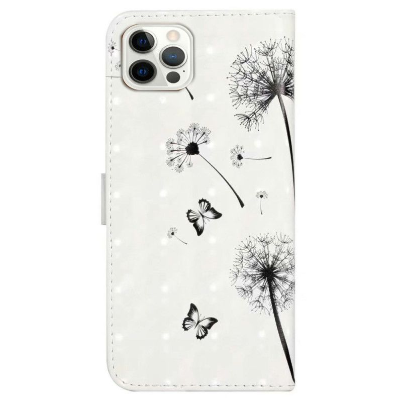 Folio-hoesje iPhone 16 Pro Telefoonhoesje Kinderen En Paardenbloem