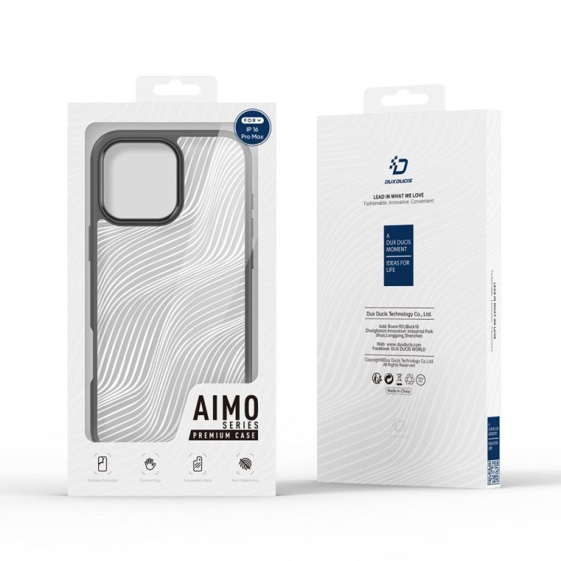 Hoesje iPhone 16 Pro Aimo-serie Dux Ducis