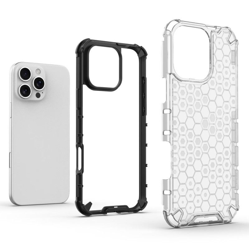 Hoesje iPhone 16 Pro Honingraat Bescherming Hoesje