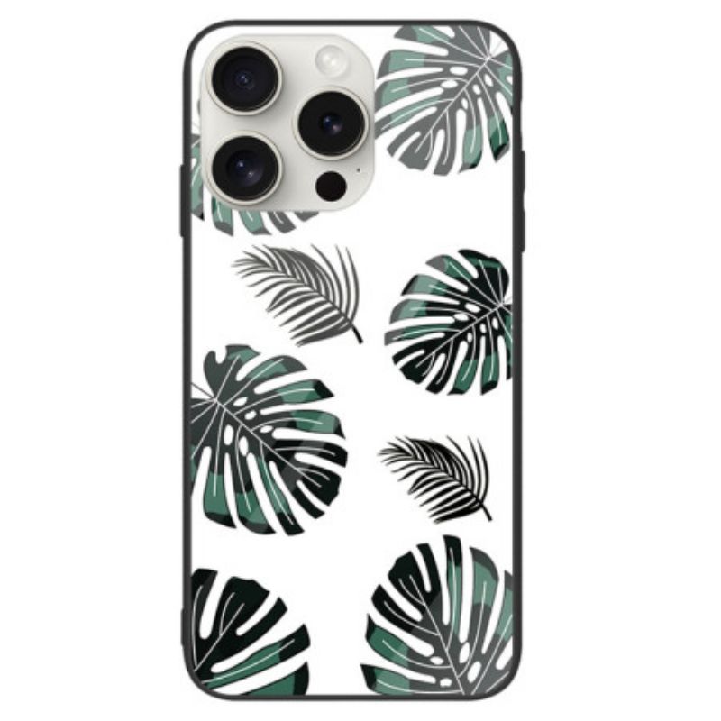 Hoesje Voor iPhone 16 Pro Gehard Glasplaten