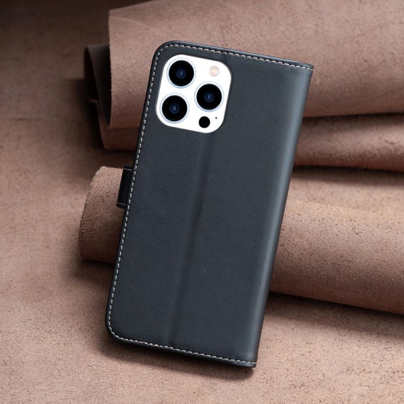 Leren Hoesje Voor iPhone 16 Pro Portemonnee-etui Met Klep