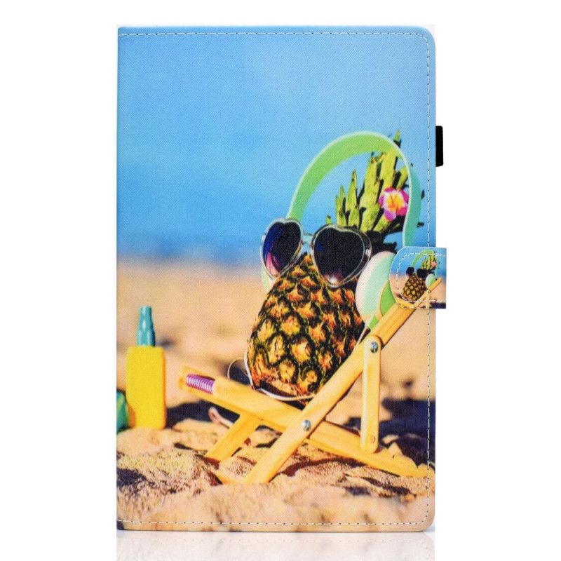 Cover Folio-hoesje Huawei MatePad T 8 Telefoonhoesje Strandananas