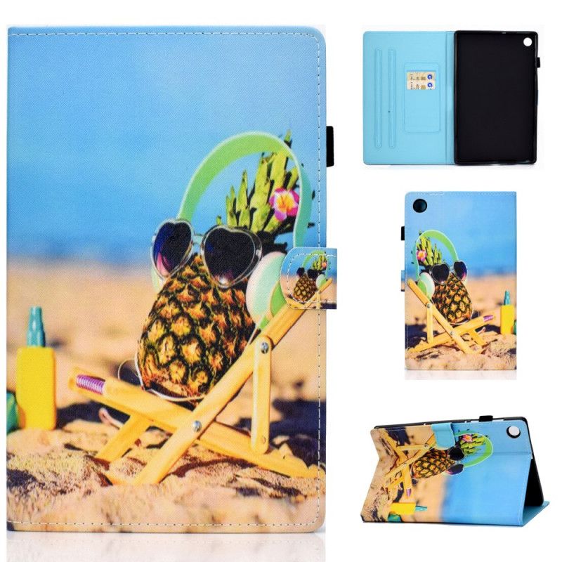 Cover Folio-hoesje Huawei MatePad T 8 Telefoonhoesje Strandananas