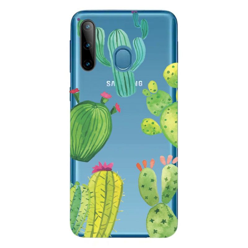 Hoesje voor Samsung Galaxy M11 Aquarel Cactus