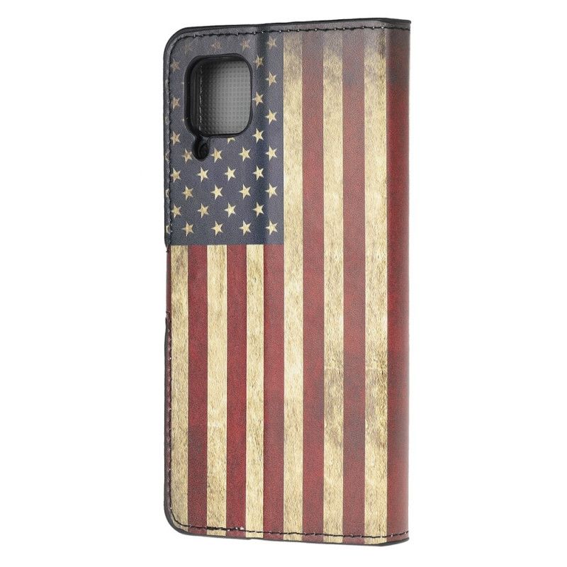 Bescherming Hoesje Huawei P40 Lite Telefoonhoesje Amerikaanse Vlag