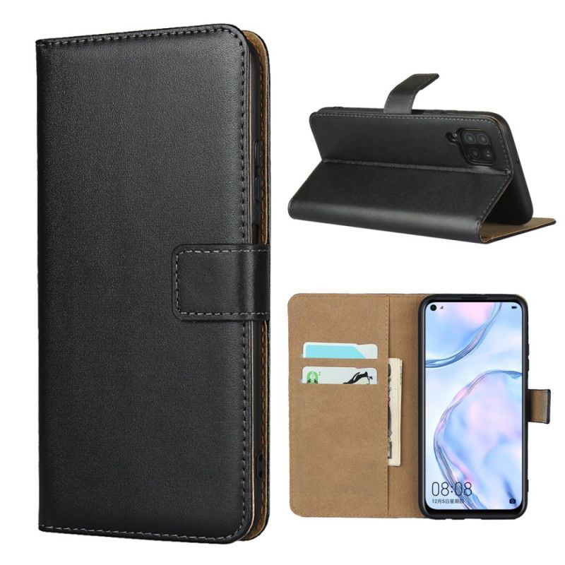 Cover Folio-hoesje Huawei P40 Lite Telefoonhoesje Leer