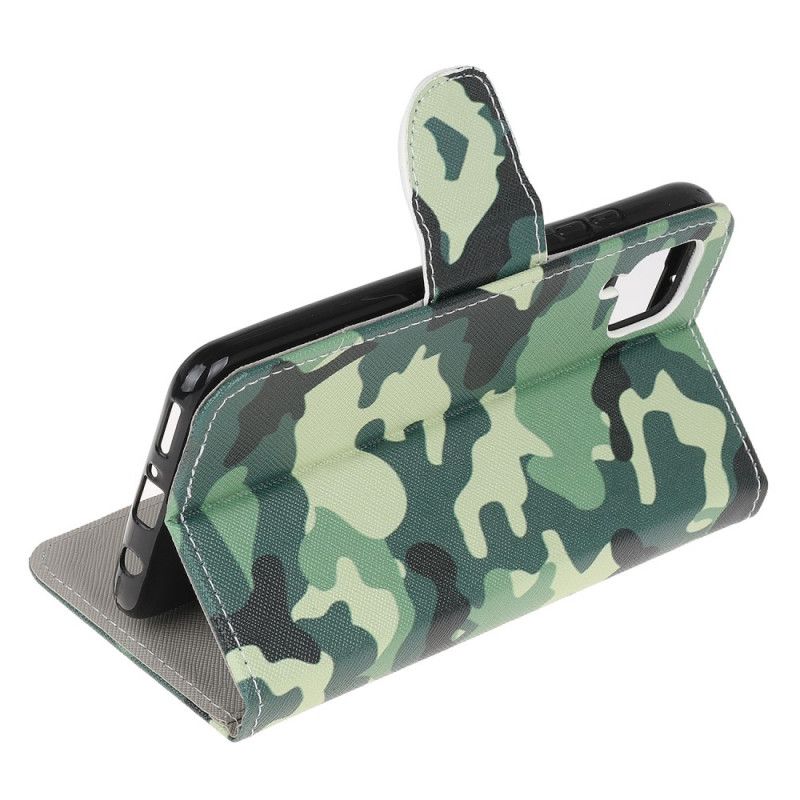 Cover Folio-hoesje Huawei P40 Lite Telefoonhoesje Militaire Camouflage