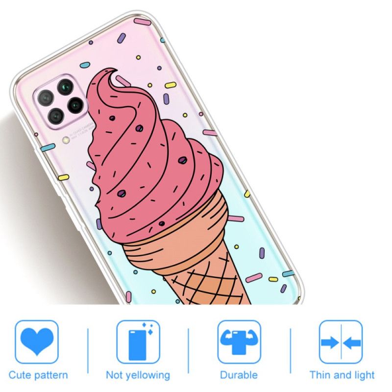 Cover Hoesje Huawei P40 Lite Telefoonhoesje Ijs