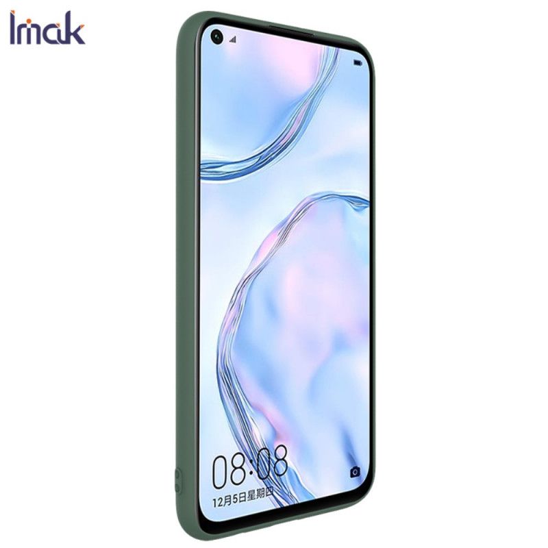 Hoesje Huawei P40 Lite Donkerblauw Zwart Imak Mate Uc-1 Serie