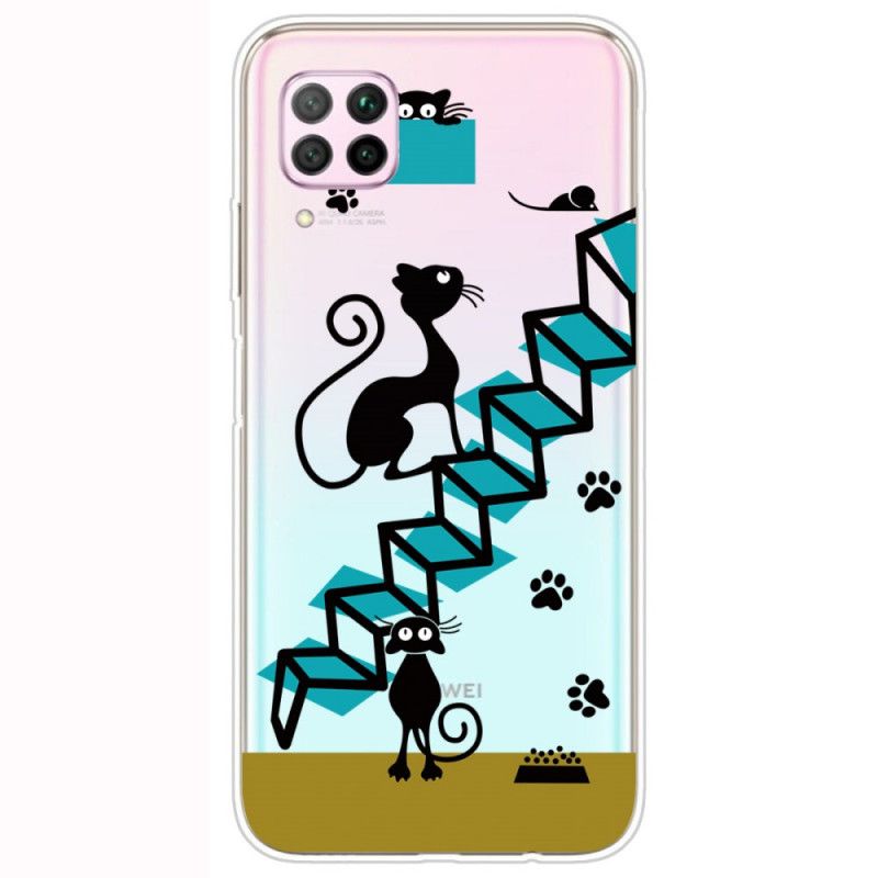 Hoesje Huawei P40 Lite Grappige Katten