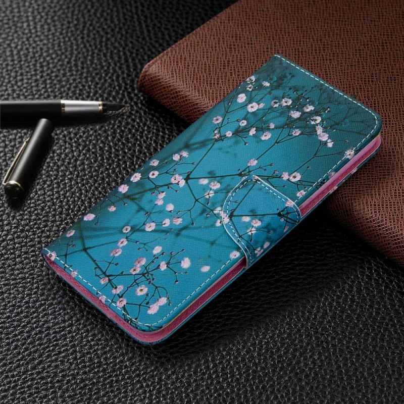 Leren Hoesje Huawei P40 Lite Boom In Bloei