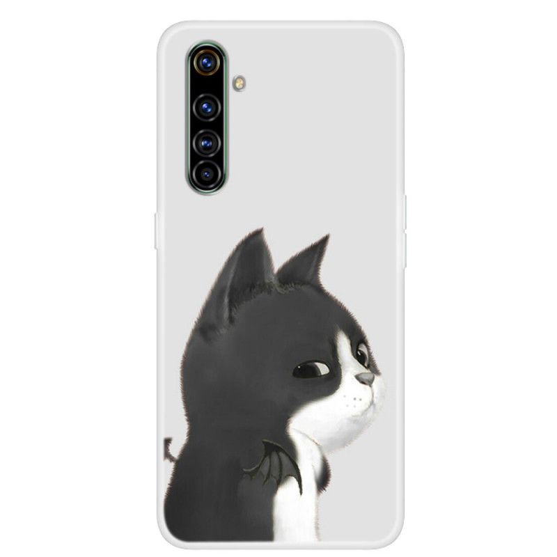 Hoesje Realme 6 Telefoonhoesje Duivel Cat