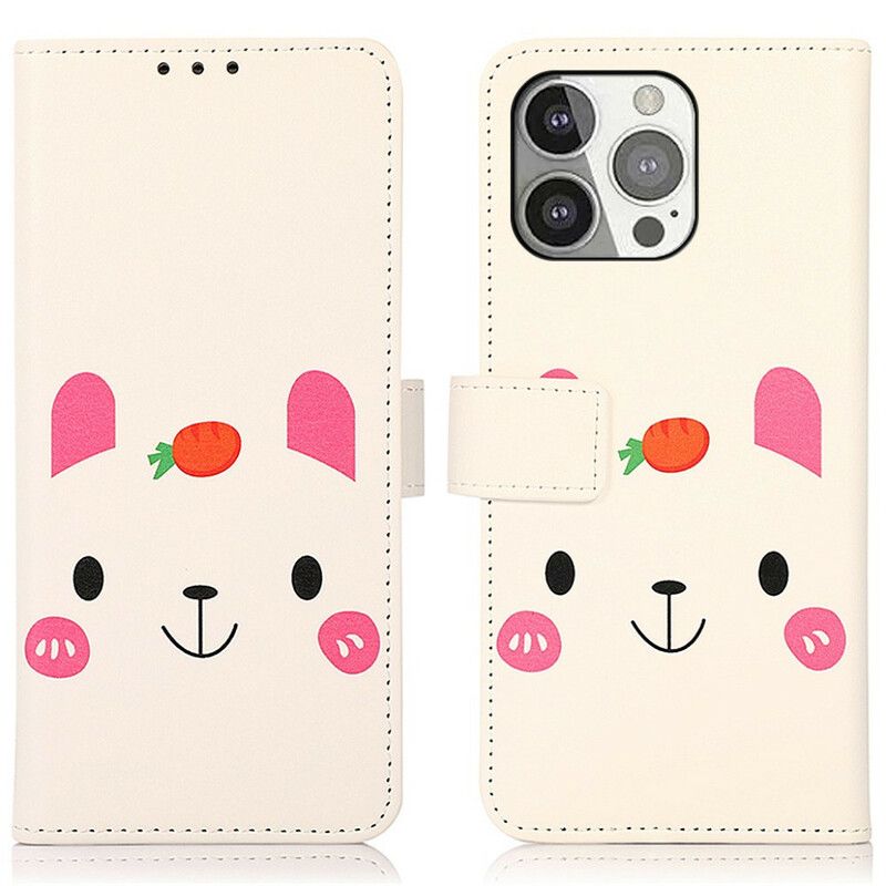 Bescherming Hoesje iPhone 13 Pro Leuke Cartoon