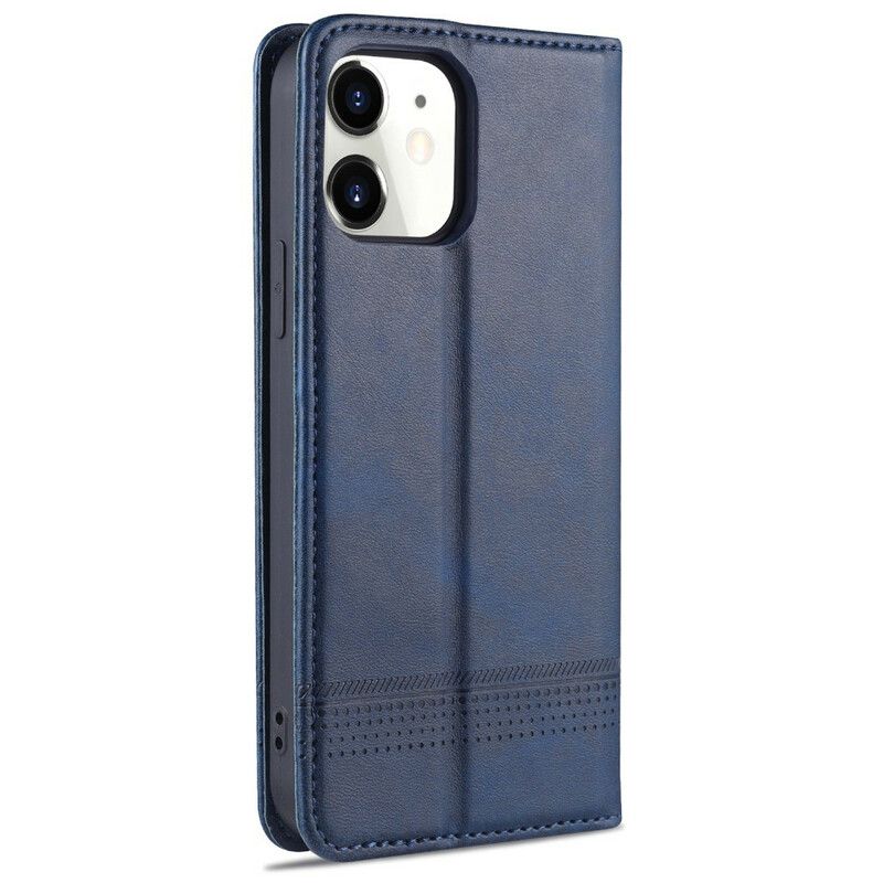 Folio-hoesje iPhone 13 Pro Telefoonhoesje Azns Lederen Stijl