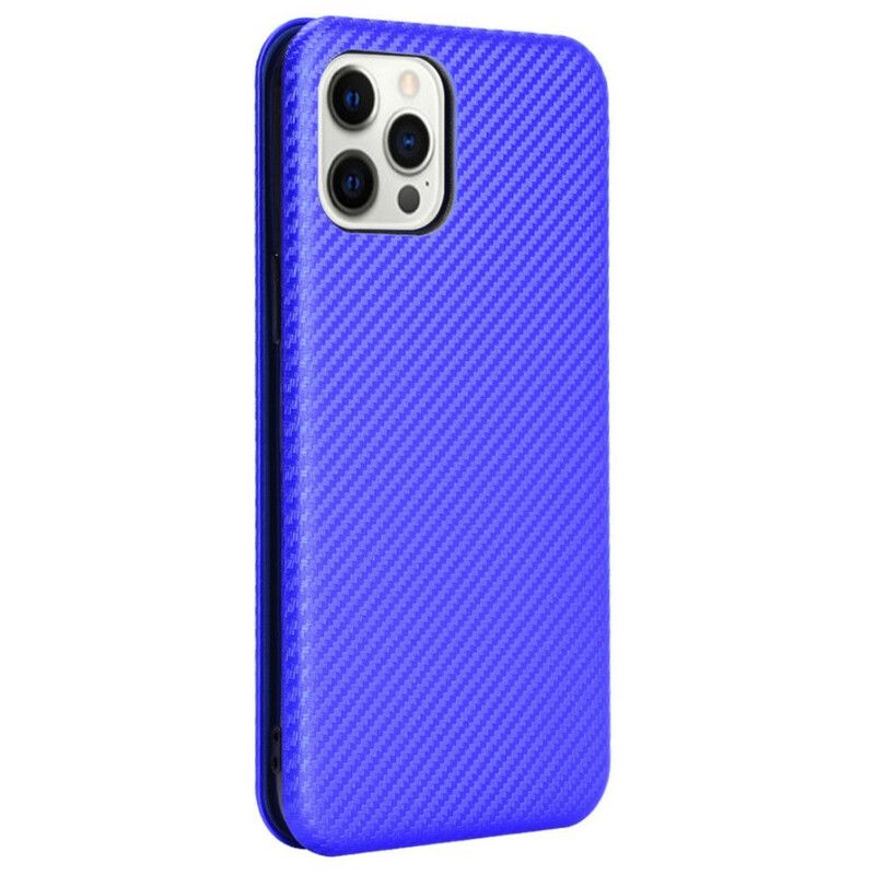 Folio-hoesje Voor iPhone 13 Pro Koolstofvezel