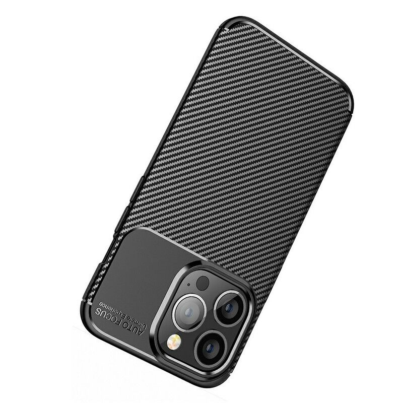 Hoesje iPhone 13 Pro Flexibele Koolstofvezeltextuur