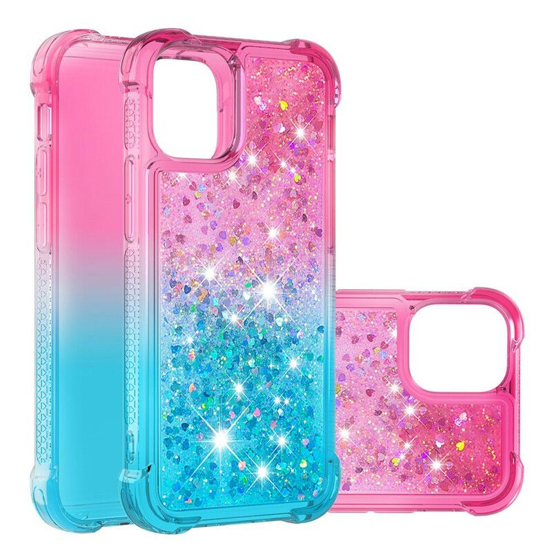 Hoesje iPhone 13 Pro Glitterkleuren