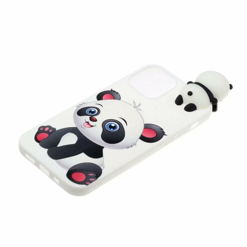 Hoesje iPhone 13 Pro Leuke Panda 3d