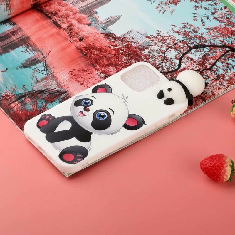 Hoesje iPhone 13 Pro Leuke Panda 3d