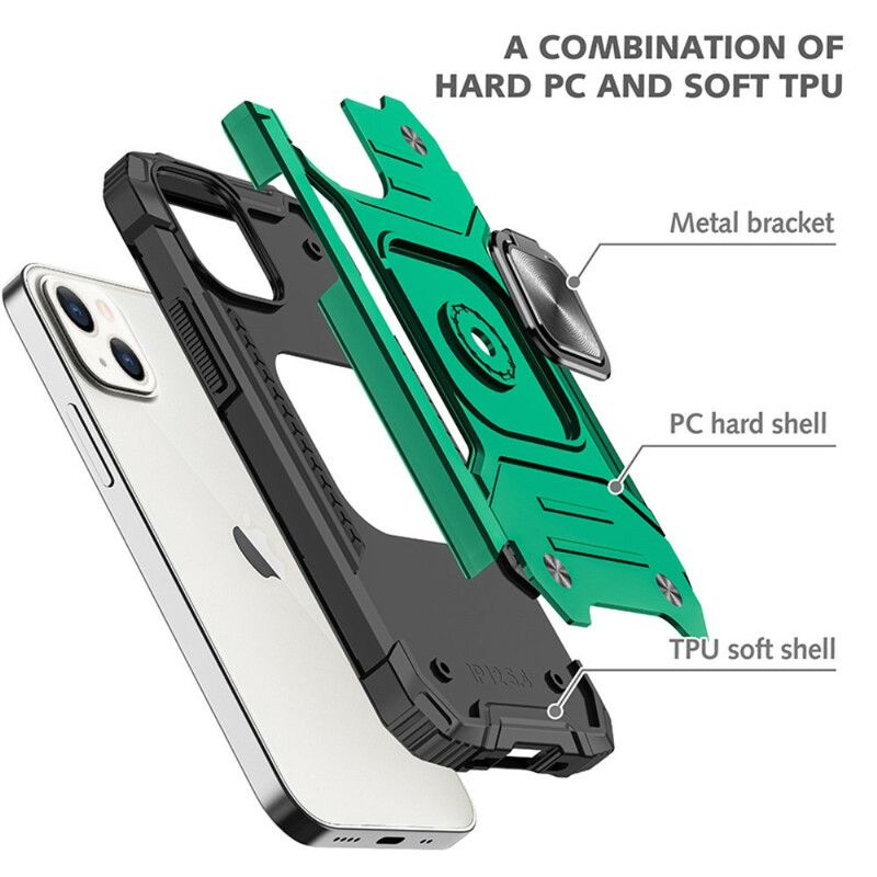 Hoesje iPhone 13 Pro Stijl Armor Ring-standaard