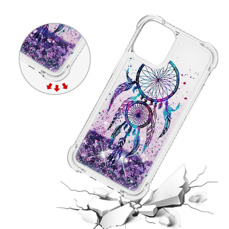 Hoesje Voor iPhone 13 Pro Glitter Dromenvanger