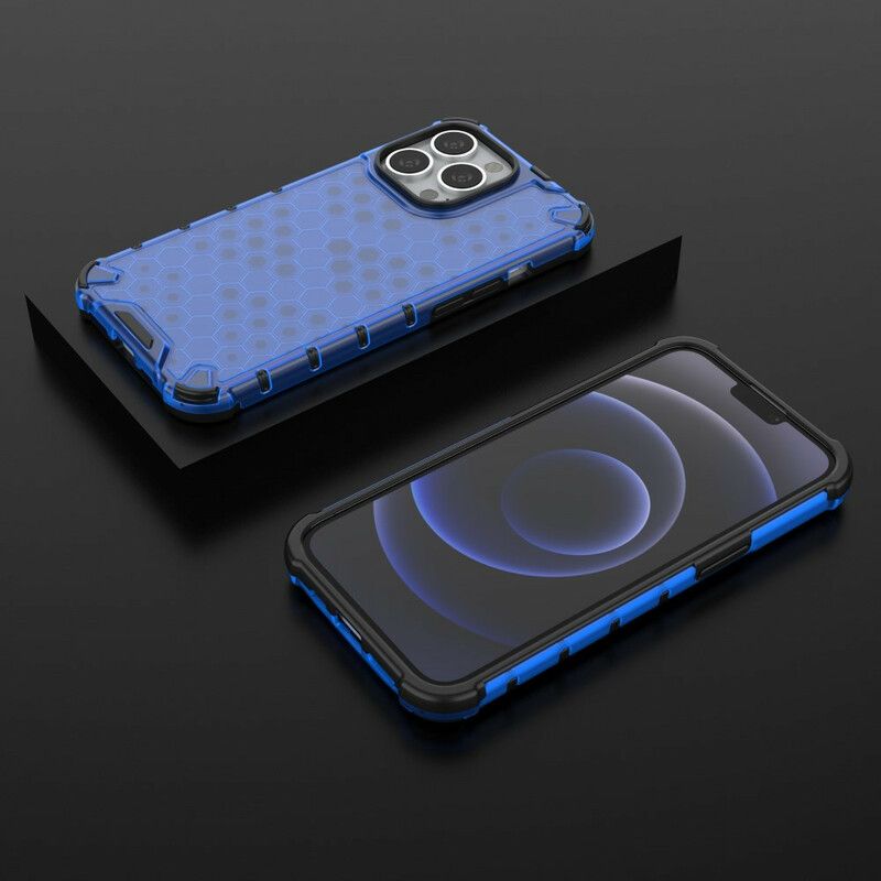 Hoesje Voor iPhone 13 Pro Honingraatstijl