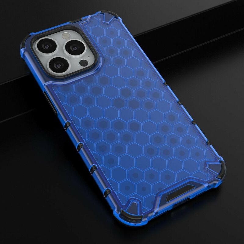 Hoesje Voor iPhone 13 Pro Honingraatstijl