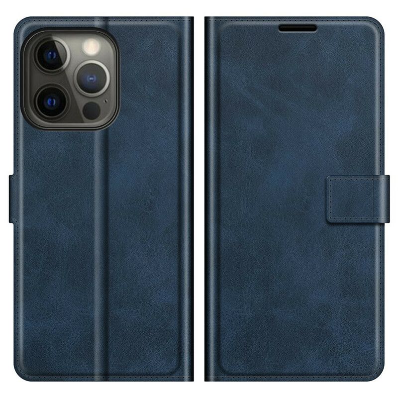 Leren Hoesje iPhone 13 Pro Stijl Lederen Ontwerp Bescherming Hoesje