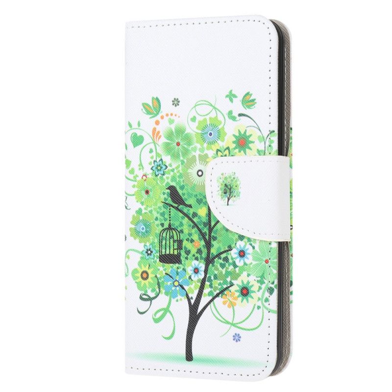 Leren Hoesje Xiaomi Poco M3 Bloeiende Boom