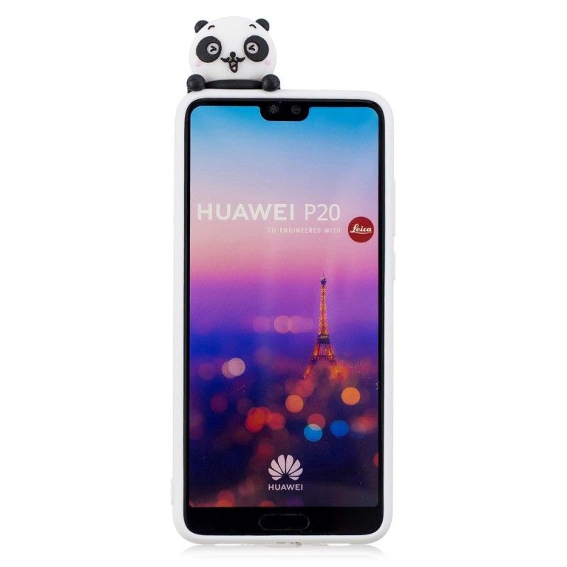 Hoesje Huawei P20 Leuke 3D Panda