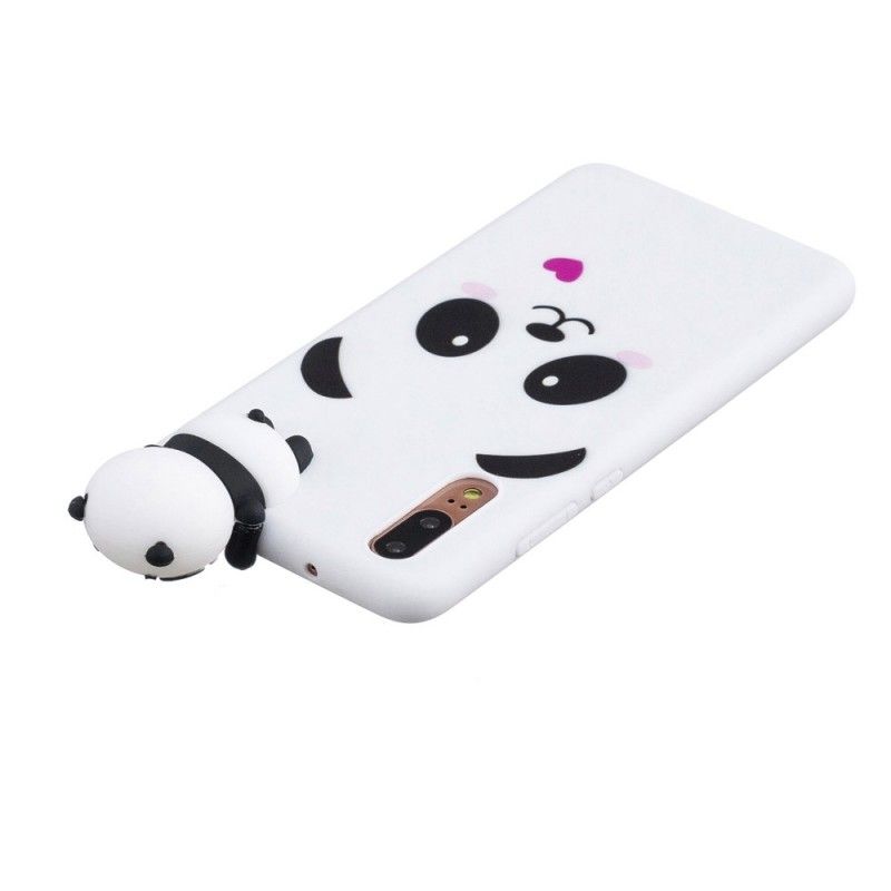 Hoesje Huawei P20 Leuke 3D Panda